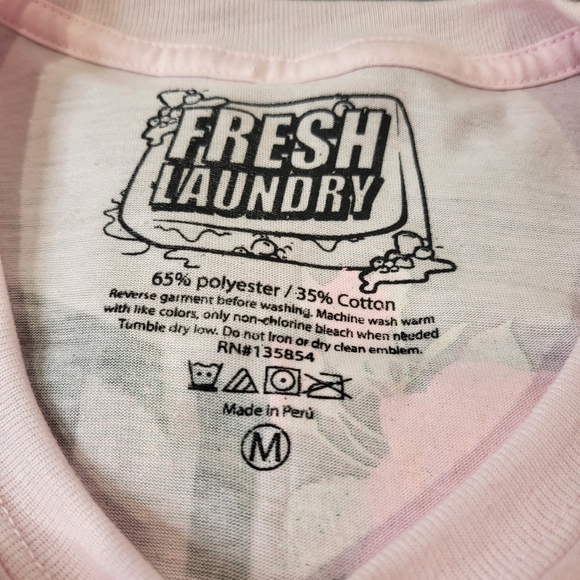 Anti Social Social Club Pink Tee (flower) - Picture 6 of 8